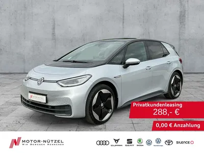 VW Volkswagen ID.3 150kW Pro MATRIX+NAV+APP+ACC+SHZ+RFK+PANO im Leasing von Null-Leasing