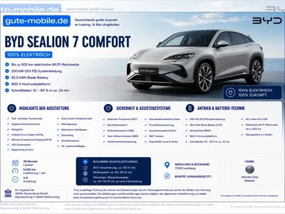 BYD BYD SEALION 7 Comfort im Leasing von LeasingMarkt.de