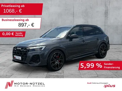 Audi Audi SQ7 TFSI QU MATRIX+NAVI+HuD+B&O+AHK+PANO+AIR+22" im Leasing von Null-Leasing