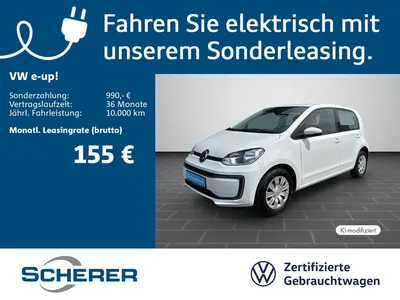 VW Volkswagen e-up! move! 32,3 kWh RFK ACC SHZ CCS im Leasing von Null-Leasing