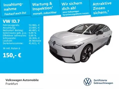VW Volkswagen ID.7 GTX 4Motion Navi AHK IQ.Light ParkAssistPro im Auto Abo von LeasingMarkt.de