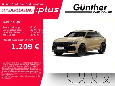Audi Audi RS Q8 +WINTERRÄDER+STANDHEIZUNG+AHK+SPORTABGASAN im Leasing von Null-Leasing