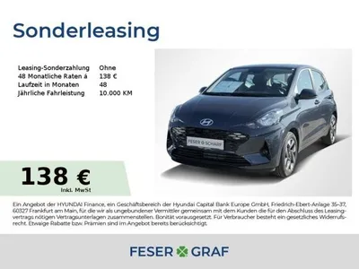 Hyundai Hyundai i10 TREND KOMFORT-PAKET NAVI KAMERA SHZ LHZ im Auto Abo von LeasingMarkt.de