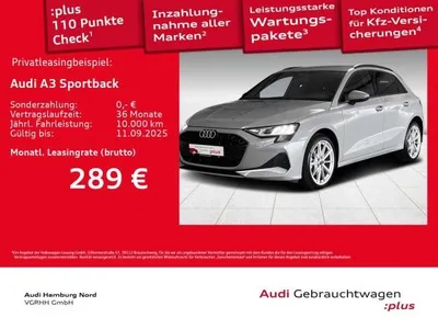 Audi Audi A3 Sportback 35 TDI S tronic Sonos Navi ACC Cam im Auto Abo von LeasingMarkt.de