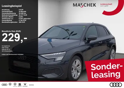 Audi Audi A3 Sportback 30 TFSI Sonderleasing! AHK Navi Sit im Leasing von Null-Leasing