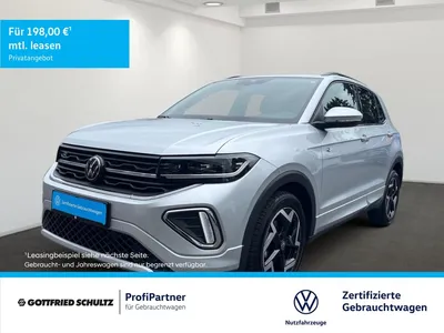 VW Volkswagen T-Cross 1.5 TSI DSG R-Line Navi ACC Leichtmetall im Leasing von Null-Leasing