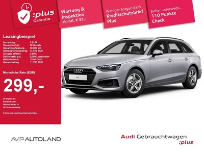 Audi Audi A4 Avant 30 TDI S tronic | NAVI | ACC | LED | im Auto Abo von Null-Leasing