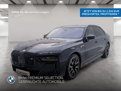 BMW BMW M760e xDrive Limousine M Sport Massage AHK B&W im Leasing von Null-Leasing