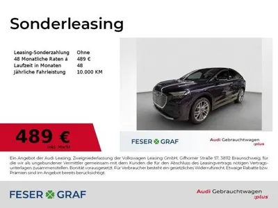 Audi Audi Q4 e-tron Q4 Sportback 55 e-tron Matrix/Pano/HuD/360Kamera im Auto Abo von LeasingTime
