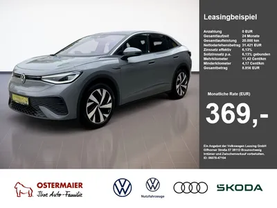 VW Volkswagen ID.5 PRO PERFORMANCE 204PS ACC.5J-G.WÄRMEPUMPE.A im Leasing von Null-Leasing
