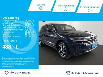 VW Volkswagen Touareg R-Line 3,0 TDI*DSG*Nav*StHz*360° Kam*Sound* im Auto Abo von LeasingMarkt.de