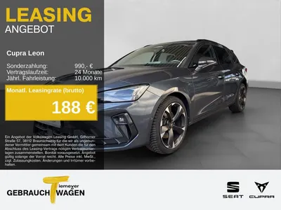 Cupra Cupra Leon Sportstourer 2.0 TDI DSG AHK NAVI KAMERA im Leasing von Null-Leasing