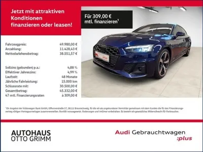 Audi Audi S5 3.0 TDI quattro Tiptronic Matrix im Auto Abo von LeasingMarkt.de