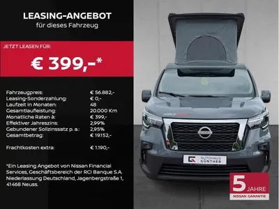 Nissan Nissan Primastar SEASIDE Revotion/Dethleffs dCi150 DCT im Auto Abo von LeasingMarkt.de
