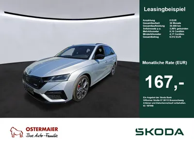 Skoda Skoda Octavia Combi RS 2.0TSI DSG EDITION.LED.NAV.AHK. im Leasing von Null-Leasing