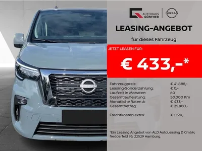 Nissan Nissan Primastar Kombi9 TEKNA Autom.170PS Winter/Design im Auto Abo von Null-Leasing