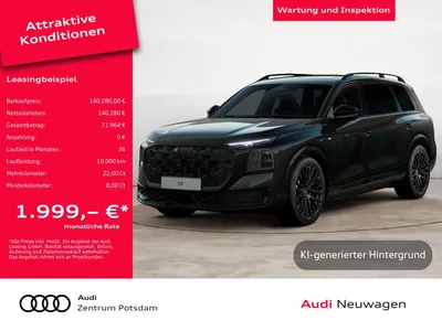 Audi Audi Q9 SUV TDI quattro LUFT PANO AHK ACC NAVI im Leasing von Null-Leasing