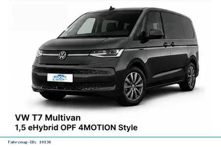 VW VW T7 Multivan 1,5 eHybrid OPF 4MOTION Style 3124 mm KÜ im Auto Abo von Carfino