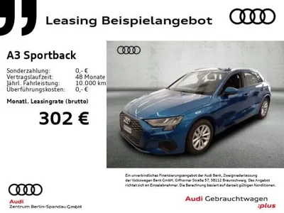 Audi Audi A3 Sportback 35 TFSI *Smartph.-int.*GRA*PDC*SHZ* im Auto Abo von LeasingMarkt.de