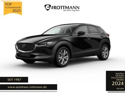Mazda Mazda CX-30 eSKYACTIV-G2.5 140 ps Aut. Takumi Leder-Schwarz im Auto Abo von LeasingMarkt.de