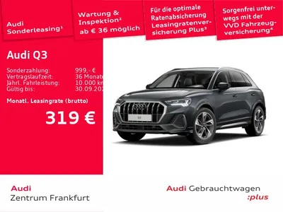 Audi Audi Q3 35 TFSI S-LINE SHZ+NAVI+LED+ACC+AHK+S-LENKRAD im Leasing von Null-Leasing