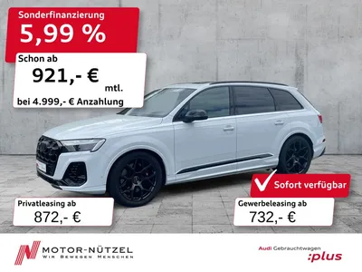 Audi Audi SQ7 TFSI QU MATRIX+NAVI+HuD+B&O+AIR+ACC+AHK+PANO im Leasing von Null-Leasing