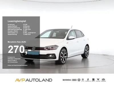 VW Volkswagen Polo GTI 2.0 TSI DSG | NAVI | LED | PANO | ACC | im Auto Abo von LeasingTime