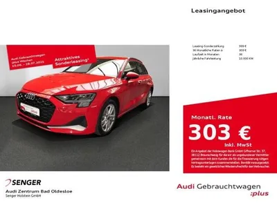 Audi Audi A3 Sportback 30 TFSI S tronic ACC AHK NAVI Sitzh im Auto Abo von LeasingMarkt.de