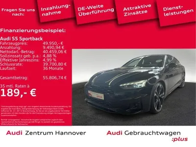 Audi Audi S5 Sportback 55 TDI qu. competition edition Pano Laser Kamera Navi im Auto Abo von LeasingMarkt.de