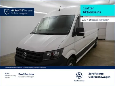 VW Volkswagen Crafter Kasten Lang AHK Navi Klima Sitzhzg im Leasing von Null-Leasing