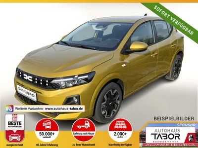 Dacia Dacia Sandero Journey TCe 100 ParkAssist Kam PDC vo/hi im Leasing von Null-Leasing