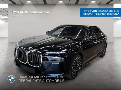 BMW BMW i7 xDrive60 Limousine M Sport Massage AHK Alarm im Leasing von Null-Leasing