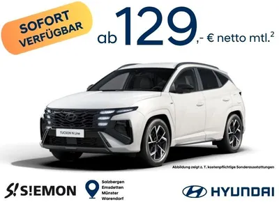 Hyundai Hyundai TUCSON N-Line 1.6 T-GDI 110 KW MY26 7-Gang-DCT im Leasing von Null-Leasing