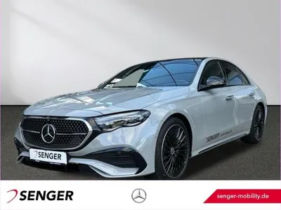 Mercedes Mercedes-Benz E 450 d 4M AMG Alpingrau Night AHK Superscreen im Auto Abo von LeasingMarkt.de