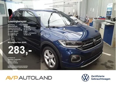 VW Volkswagen T-Cross 1.5 TSI DSG R-Line | LED | NAVI | ACC | im Auto Abo von LeasingTime