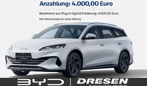 BYD BYD BYD Seal 6 1.5 DM-i Boost I Rückfahrkamera I LED I Navi I Totwinkelassistent im Auto Abo von 9Drive