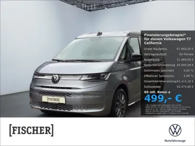 VW Volkswagen California T7 2.0TDI Ocean LED ACC , Navi,Apple CarPlay HUD AD im Auto Abo von LeasingMarkt.de