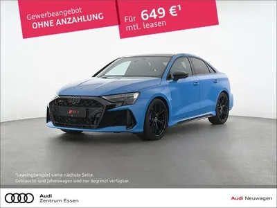 Audi Audi RS3 LIMOUSINE MATRIX LED NAVI PANO KERAMIK im Leasing von Null-Leasing
