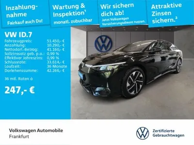 VW Volkswagen ID.7 GTX 4Motion IQ.Light Navi "Park Assist Pro" im Auto Abo von LeasingMarkt.de