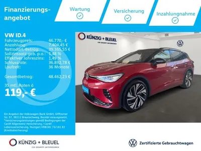 VW Volkswagen ID.4 GTX 4MOTION h 1-Gang-Automatik im Auto Abo von LeasingMarkt.de