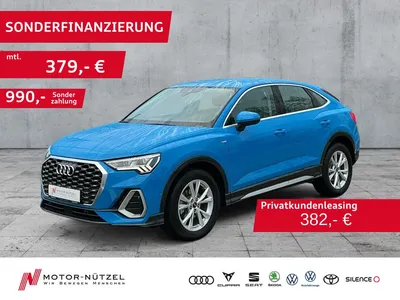 Audi Audi Q3 Sportback 35 TFSI S-TR S-LINE 5JG+MATRIX+AHK im Leasing von Null-Leasing