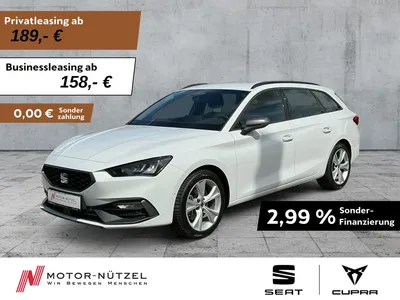 Seat Seat Leon ST 2.0 TDI DSG FR-LINE LED+NAVI+ACC+SHZ+AHK im Leasing von Null-Leasing