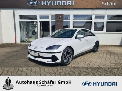 Hyundai Hyundai IONIQ 6 Heck 77,4kWh Batt. UNIQ-P 20''-Alu HUD Navi digitales Cockpit Memory Sitze im Auto Abo von LeasingMarkt.de