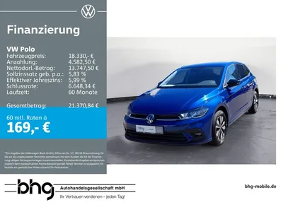 VW Volkswagen Polo Life 1,0 l TSI OPF 5- im Leasing von Null-Leasing