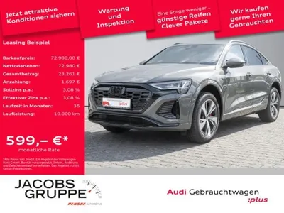Audi Audi Q8 Sportback 55 S line/Black+/Matrix/AHK/HuD/360° im Auto Abo von LeasingMarkt.de