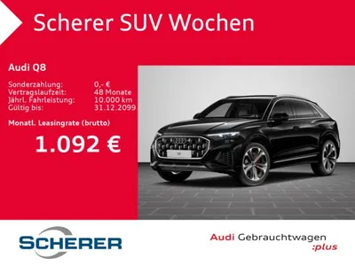 Audi Audi Q8 SUV 55 TFSIe MATRIX B&O ACC AHK HEAD-UP im Auto Abo von LeasingTime