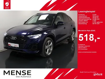 Audi Audi Q5 Sportback 45 TFSI quattro S tronic S line AHK im Auto Abo von Null-Leasing