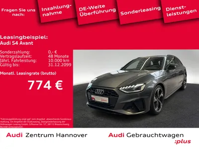 Audi AUDI S4 Avant 3.0 TDI quattro Matrix B&O Kamera AHK Memory im Auto Abo von Null-Leasing