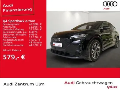 Audi Audi Q4 e-tron Q4 Sportback 45 e-tron quattro AHK NAV+ R-KAM im Auto Abo von LeasingMarkt.de