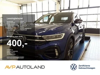 VW Volkswagen T-Roc R 2.0 TSI DSG 4MOTION BLACK STYLE | PANO | im Auto Abo von LeasingTime